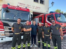 Angeli di Ferragosto: il sindaco li va a trovare e li ringrazia