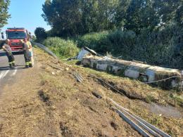 Cisterna rovesciata, domani  il recupero
