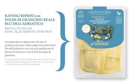 Ravioli ripieni col granchio blu: da Padova alla Francia