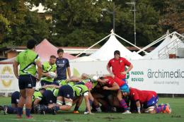 L'allenamento col Treviso: "Ci sono aspetti da migliorare"