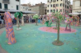 Un mandala colora piazzetta Vigo