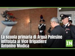 La scuola primaria di Arquà in memoria del Vice Brigadiere Antonino Modica