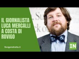 Il giornalista scientifico Luca Mercalli a Costa di Rovigo