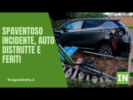Spaventoso incidente, auto distrutte e feriti