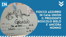 Union Clodiense, fiocco azzurro in famiglia del presidente