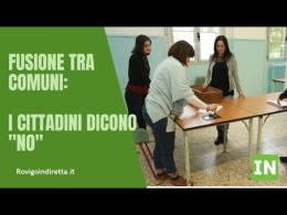 Fusione tra comuni, i cittadini dicono "No"