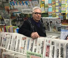 Addio Renzo, storico edicolante di Cavarzere