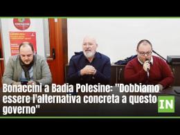Bonaccini: "Dobbiamo essere l'alternativa concreta a questo governo"