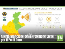 Allerta arancione della Protezione Civile per il Po 