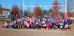 Le under della Monti Rugby Rovigo in campo tra sport e divertimento