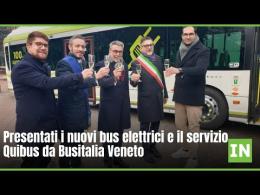 Presentati i nuovi bus elettrici e il servizio Quibus da Busitalia Veneto