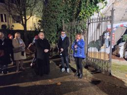 Il Bambinello deposto nel presepio