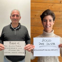 Una catena di solidarietà: 8mila euro raccolti per le cure mediche di Silvia Fiorini