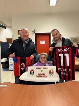 Nonna Giuliana, una vita in rossonero