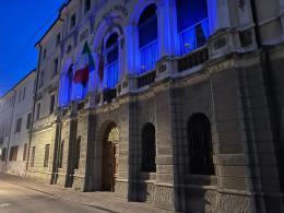 La Provincia di Rovigo si tinge di blu