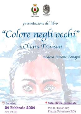 Presentazione di "Colore negli occhi" di Chiara Trevisan