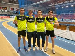 Assoluti Indoor, una staffetta da medaglia per Assindustria sport
