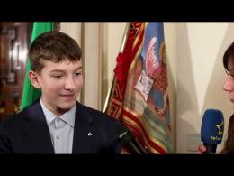 Il presidente Zaia, ha accolto a Palazzo Balbi Matteo Ridolfi