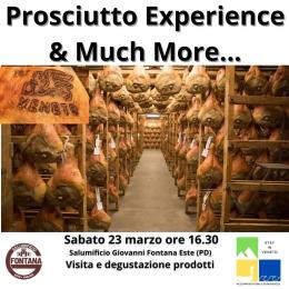 "Prosciutto experience & much more..." -  visita guidata al salumificio Fontana con Stay in Veneto