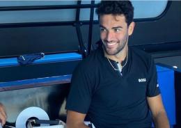 Berrettini vs Cazaux interrotta per pioggia
