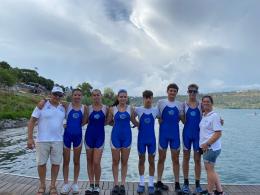 I giovani del Gruppo Canoe Polesine Rovigo a Castel Gandolfo