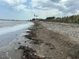 L’erosione cambia i perimetri dei bagni