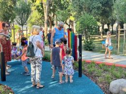 Inaugurati i nuovi  giardini di viale Umbria 
