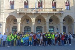 La città ripulita dai volontari