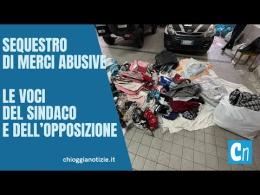 Sequestro di merci abusive, le voci del sindaco e dell’opposizione