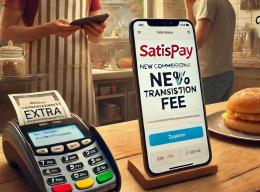 Satispay, nuove commissioni sotto i 10 euro