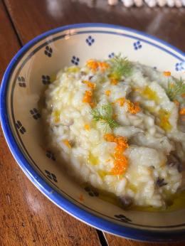 Risotto finocchi e arancia