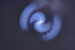 Una misteriosa spirale in cielo