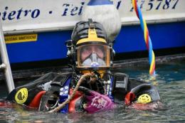 I gondolieri sub rimuovono  oltre 10 quintali di rifiuti