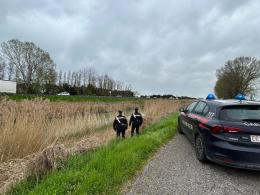 Cade in un canale con l'auto, salvata dai Carabinieri