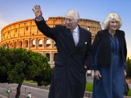Carlo III e Camilla arrivati in Italia