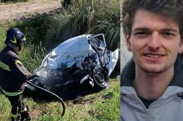 Terrificante frontale, Juri muore a 22 anni