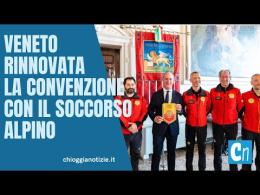 Veneto, rinnovata la convenzione con il Soccorso Alpino