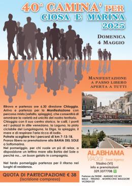 40° Caminà per Ciosa e Marina