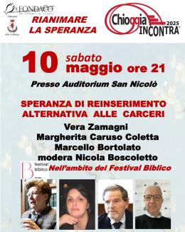 Chioggia Incontra - "Rianimare la speranza"