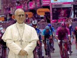 La maglia rosa arriva da papa Leone