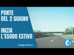 Ponte del 2 giugno, inizia l'esodo estivo