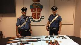 Un arsenale clandestino trovato per caso