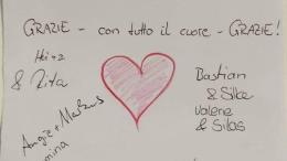 Salvato dai pompieri, un "grazie" speciale