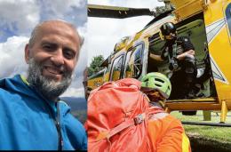 Cade in ferrata, muore a 59 anni