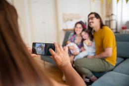 Foto dei figli sui social?