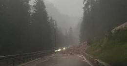 Frane in montagna, l'attenzione è alta.  Possibili chiusure in caso di maltempo