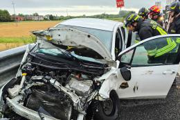 Terrificante incidente: è miracolato