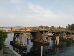 Ponte Baden Powell nel degrado ma la ristrutturazione non è vicina