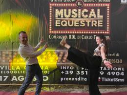 Tutti a bocca aperta davanti al musical "equestre"