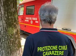 Maltempo, volontari in campo